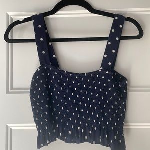 Polka dot summer top
